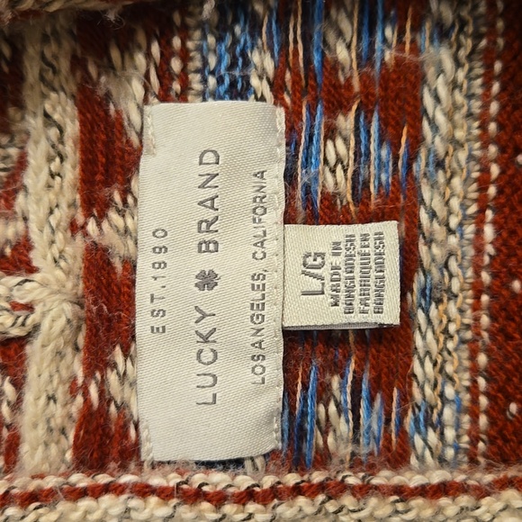 Lucky Brand Multicolor Western Knit Cardigan - Picture 3 of 7